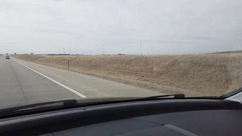 Field of wind Turbines Stock Footage 125410915