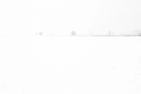 Field in winter Stock Photos