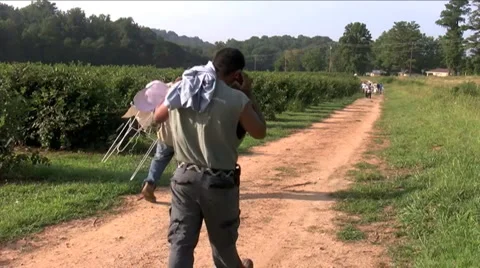 Field Workers Stock Footage 918876