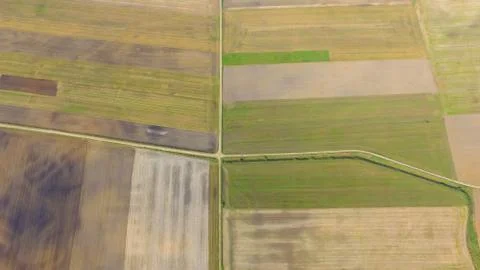 Fields from above Stock Photos