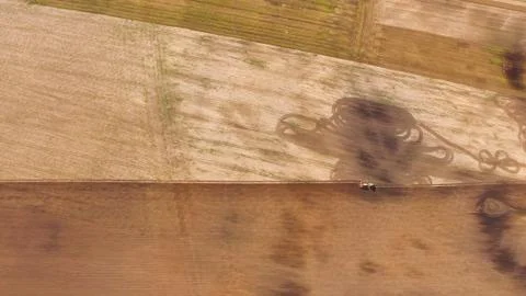 Fields from above Stock Photos