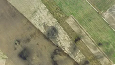 Fields from above Stock Photos