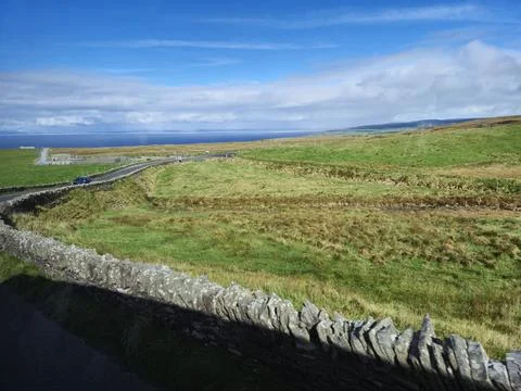 Fields and farming landscape of Ireland Stock Photos