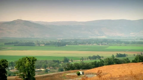 Fields and Heights View 2 Stock Footage 10920260