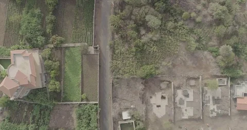 Fields in Cape Verde Stock Footage 114653948