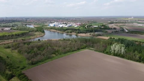 Fields of Crops Stock Footage 135665347