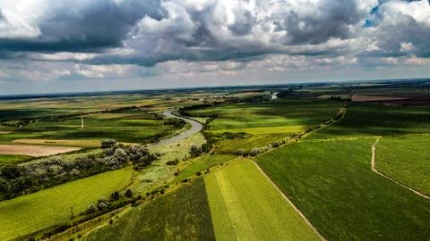 Fields of Crops Stock Photos