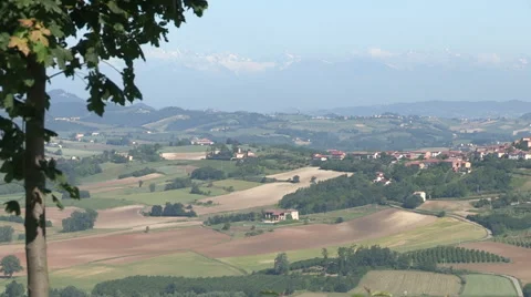 The fields of Monferrato Stock Footage 59621424