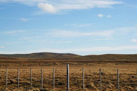 Fields with mountains 스톡 사진