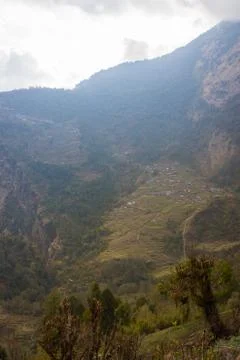 Fields in Nepal Stock Photos