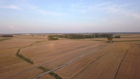 Fields seen from above. Vidéo 93530143