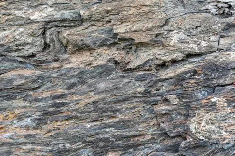 Fieldstone wall section Stock Photos