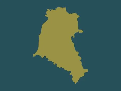 Fier, Albania. Solid color shape Stock Illustration