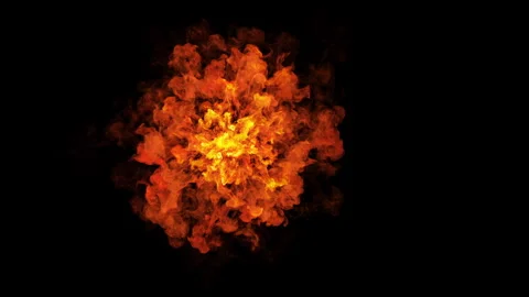 Fier wave Inferno, A vibrant explosion of fire 스톡 동영상 318993593