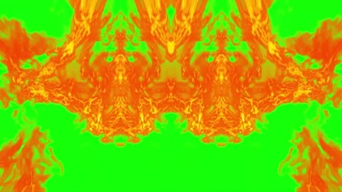 Fiery Abstract Art Stock Footage 289100241