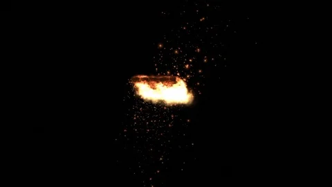 Fiery abstract artistic background animation stock footage Stock Footage 96298324