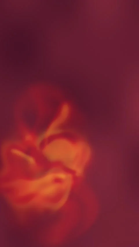 Fiery abstract background with glowing red and yellow gradients. 2d animation Video stock 345876829