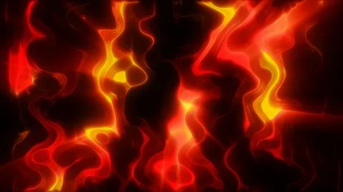 Fiery abstract design resembling molten lava, glowing with intense shades o.. Stock Illustration
