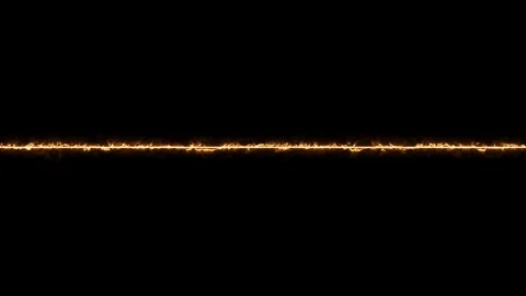 Fiery abstract energy line dynamic animation. Vídeos de archivo 331897411