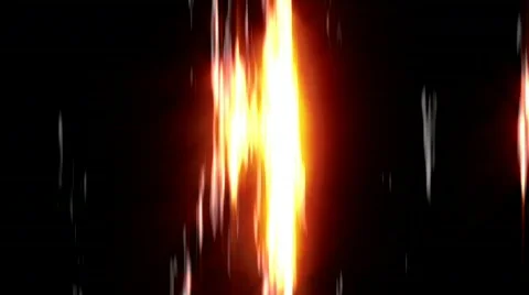 Fiery abstract ghosts - digital animation Stock Footage 99120