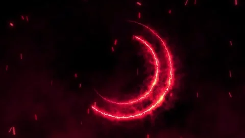 Fiery abstract red light spiral rotating dynamic motion loop background foo.. Stock Footage 327517057