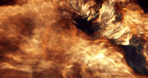 Fiery Abyss Background 4K Loop Stock Footage 232221018