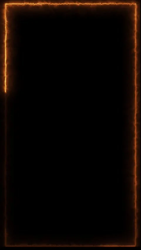 Fiery animated frame for dynamic video content. Stock Footage 331898426