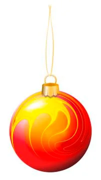 Fiery ball Illustrazione stock