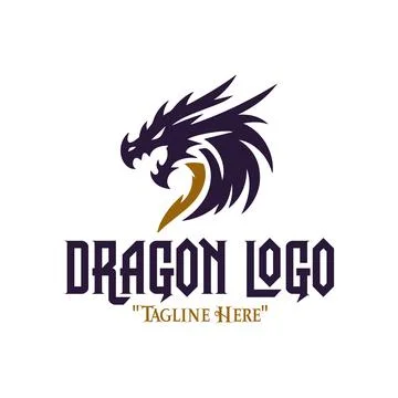 Fiery Beast Emblem Logo Stock-Illustration