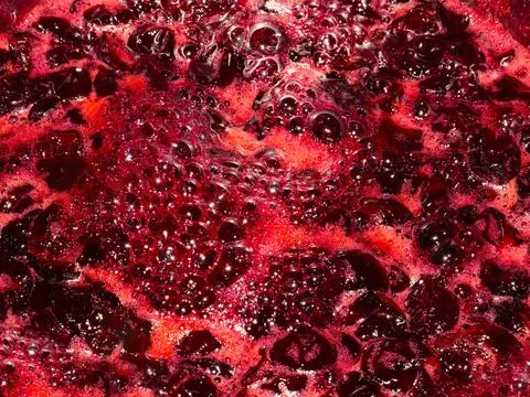 Fiery boiling magma Stock Photos