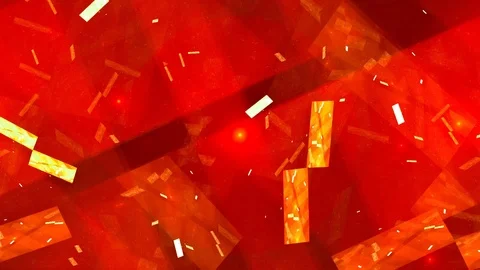 Fiery chaotic dynamic rectangles Stock Footage 122901849