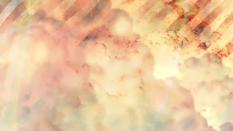 Fiery Clouds with Smoke and Soot Stock Footage 112747532