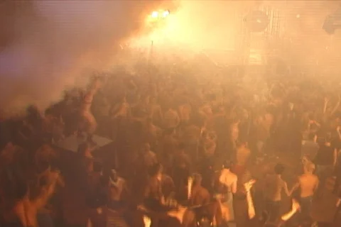 Fiery Crowd Video stock 290380
