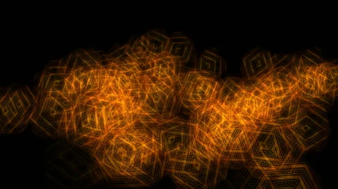 Fiery Design, Version #1: Looping + Matte Stock Footage 56293152