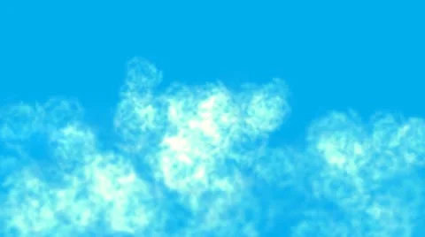 Fiery Effects against Blue Background Video stock 19618213