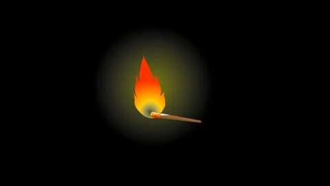 Fiery Embrace - Animated Scene Stock Footage 278343385