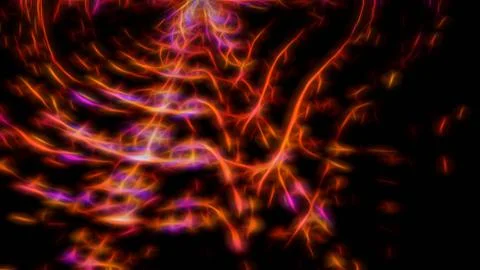 Fiery energy background Stock Illustration