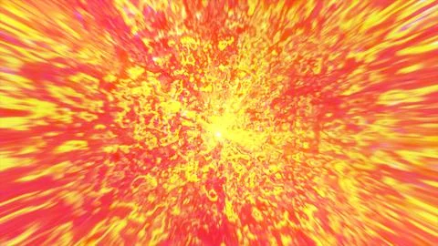 Fiery energy explosion burst abstract plasma background Illustrazione stock