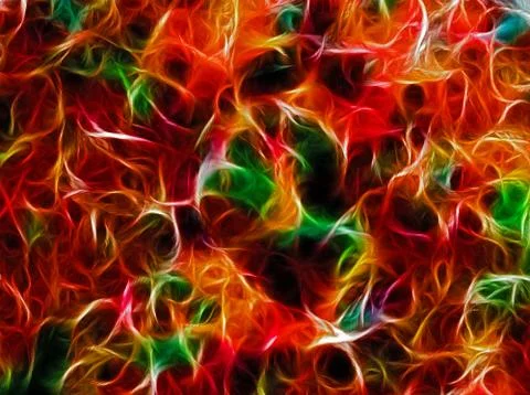 Fiery energy Stock Illustration