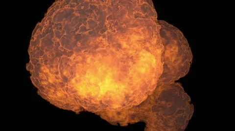 Fiery explosion Video stock 57250738