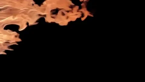 Fiery Flame Motion Video stock 330515734