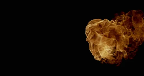 A Fiery Flash Stock Footage 161249575