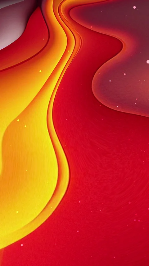 Fiery Fluid Waves, Dynamic Lava Flow, Abstract Liquid Motion, 스톡 동영상 303563322