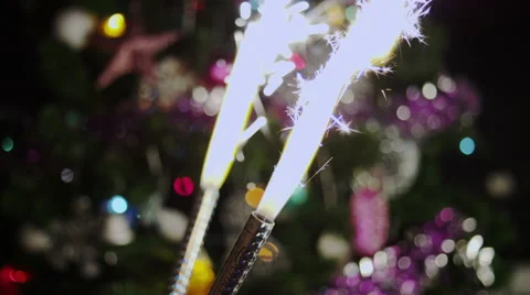 Fiery fountains Video stock 55973145