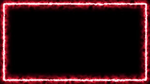 Fiery frame effect Stock Footage 303013754