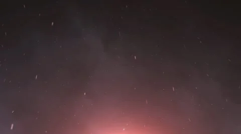 The fiery glow with flying sparks Vídeo Stock 11397744
