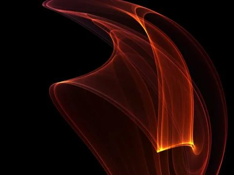 Fiery glowing lines 스톡 일러스트