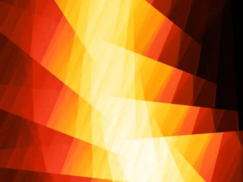 Fiery glowing rectangles in space 库存插图