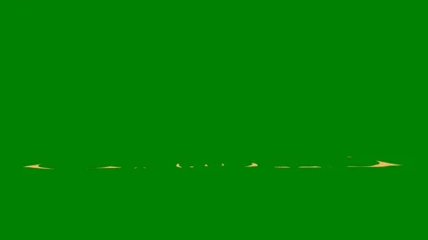 A fiery glowing streak effect transitioning across green screen perfect Video stock 301386390