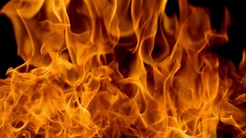 Fiery Inferno: Abstract Blaze Texture Background Stock Footage 308341212